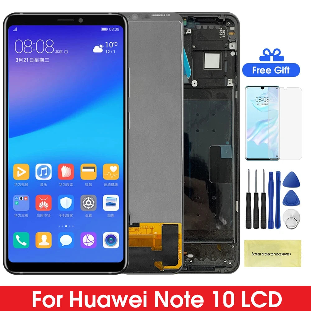 6.95" Display Screen for Honor Note 10 LCD Display Touch Screen Panel Digiziter Parts For Honor Note10 RVL-AL09 Display Honor phone repair parts