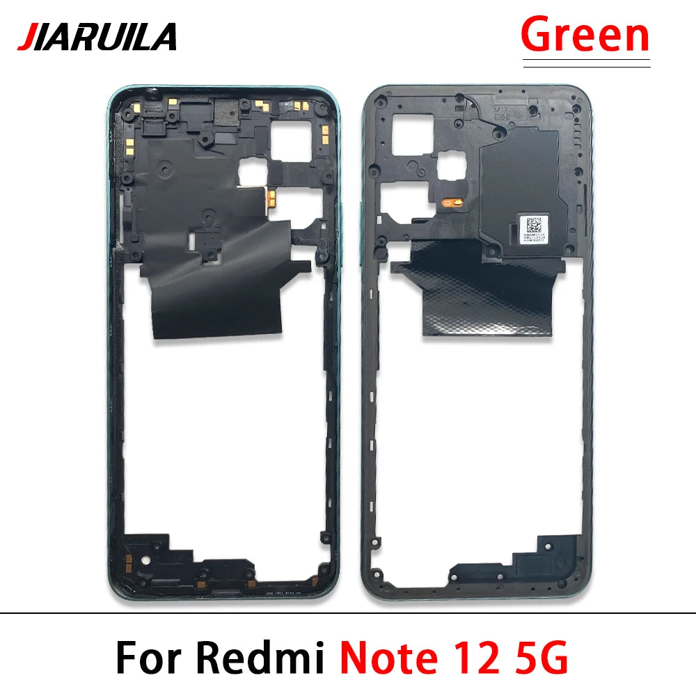 For Xiaomi Redmi Note 12 4G / Note 12 5G / Note 12 Pro 4G 5G / Note 12s Middle Frame Holder Housing Replacement Parts  Xiaomi  Xiao mi phone repair parts