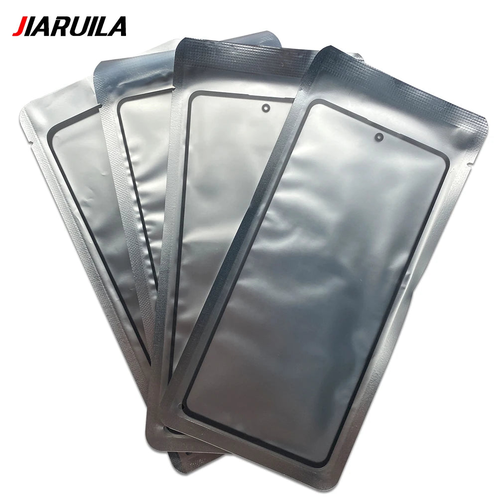 New Screen Front Outer Glass + OCA For Xiaomi Redmi Note 10 10s 11 11s 12 12s 13 Pro Plus 4G 5G Screen Touch Panel Glass Xiaomi  Xiao mi phone repair parts