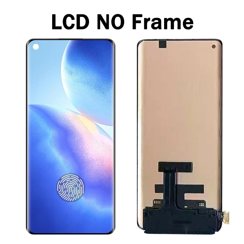6.55"AMOLED 90Hz For OPPO Find X3 Neo X3Neo CPH2207 LCD Display Touch Screen Digitizer Assembly With Fingerprint Oppo phone repair parts Realme phone repair parts