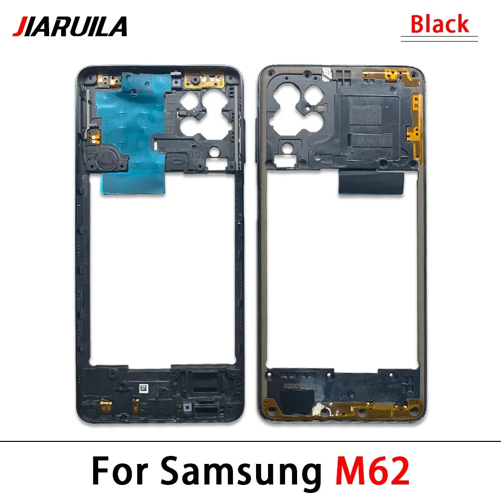 New Middle Frame For Samsung M23 M52 M53 M51 M54 M62 M35 5G M526B M536B M625F Door Housing Bezel Repair Parts Samsung phone repair parts