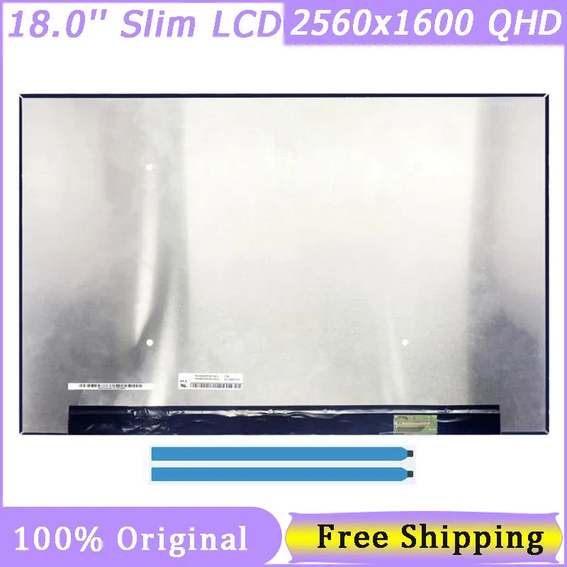 18 Inch Slim 40 Pin Laptop Screen NE180QDM-NY1 NE180QDM NY1 2560×1600 QHD IPS 165HZ Matrix LED Panel Replacement