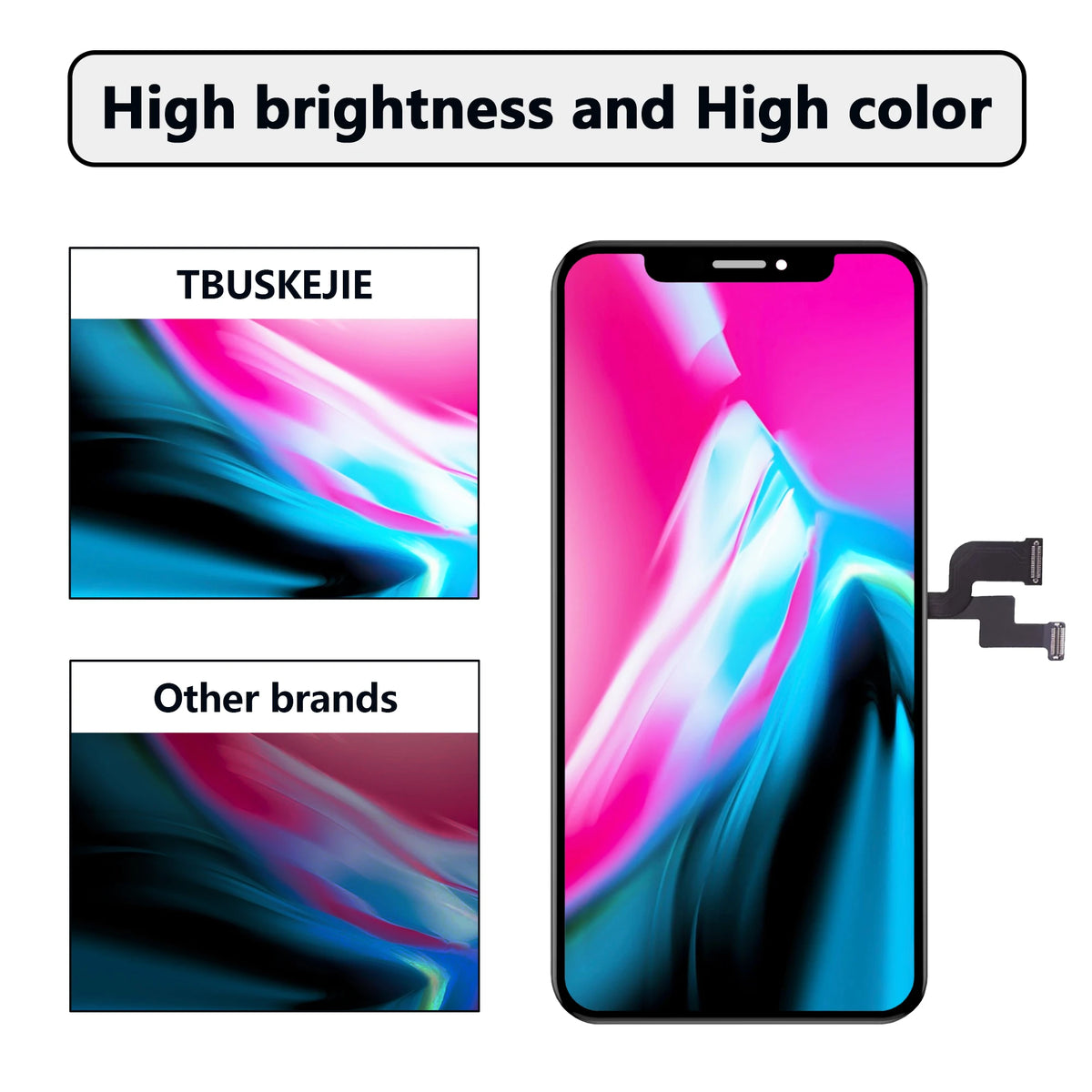 AAA+++ OLED For iPhone X XR Max XS LCD Incell For iphone 11 12 13 Pro Max 13 Mini 14 Plus OLED Display Screen Digitizer Assembly iPhone phone repair parts