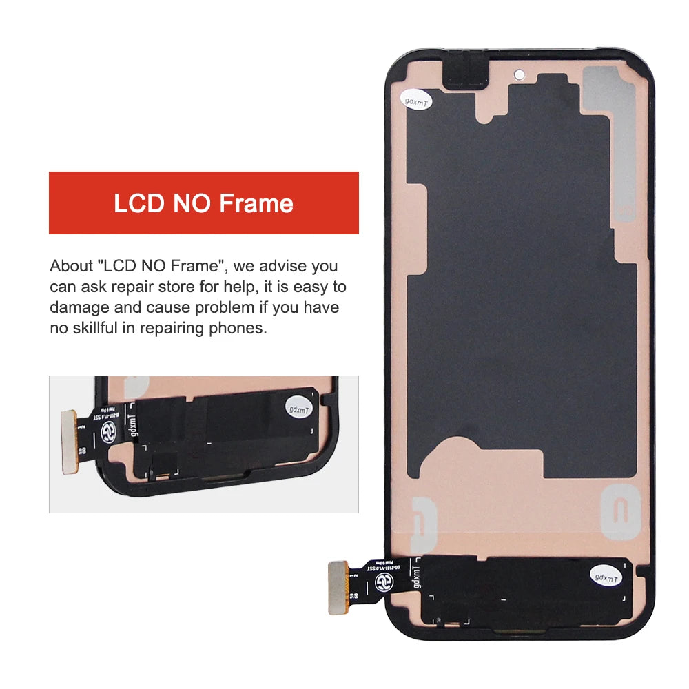 For Google Pixel 9 pro TFT Screen LCD Display Touch Digitizer Assembly Replacement Parts GR83Y GEC77 GWVK6 Compatible Google phone repair parts