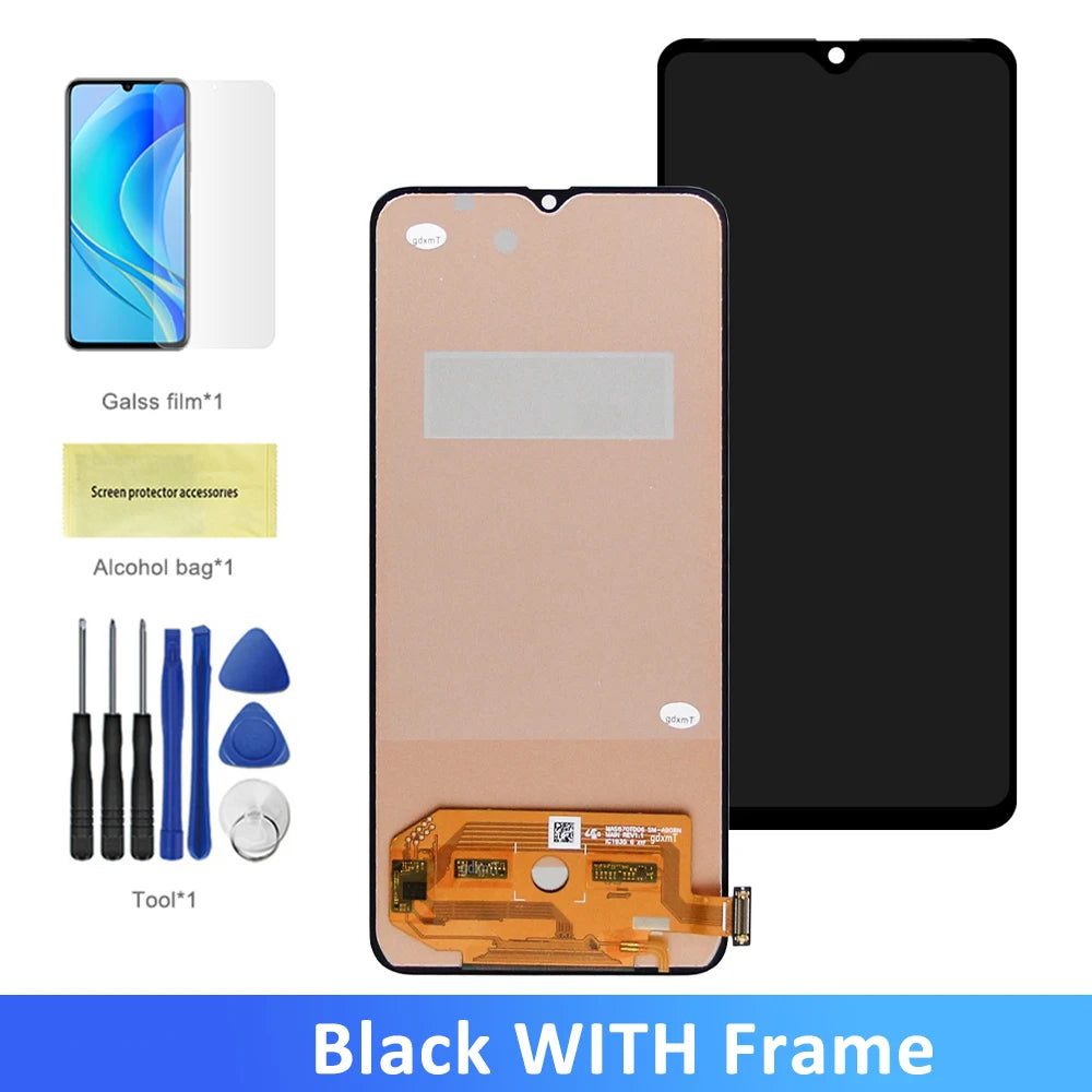 For Samsung A90 SM-A908B SM-A908N SM-A9080 LCD Display Touch Screen for Samsung A90 Screen Panel Digitizer Assembly Replacement Samsung phone repair parts