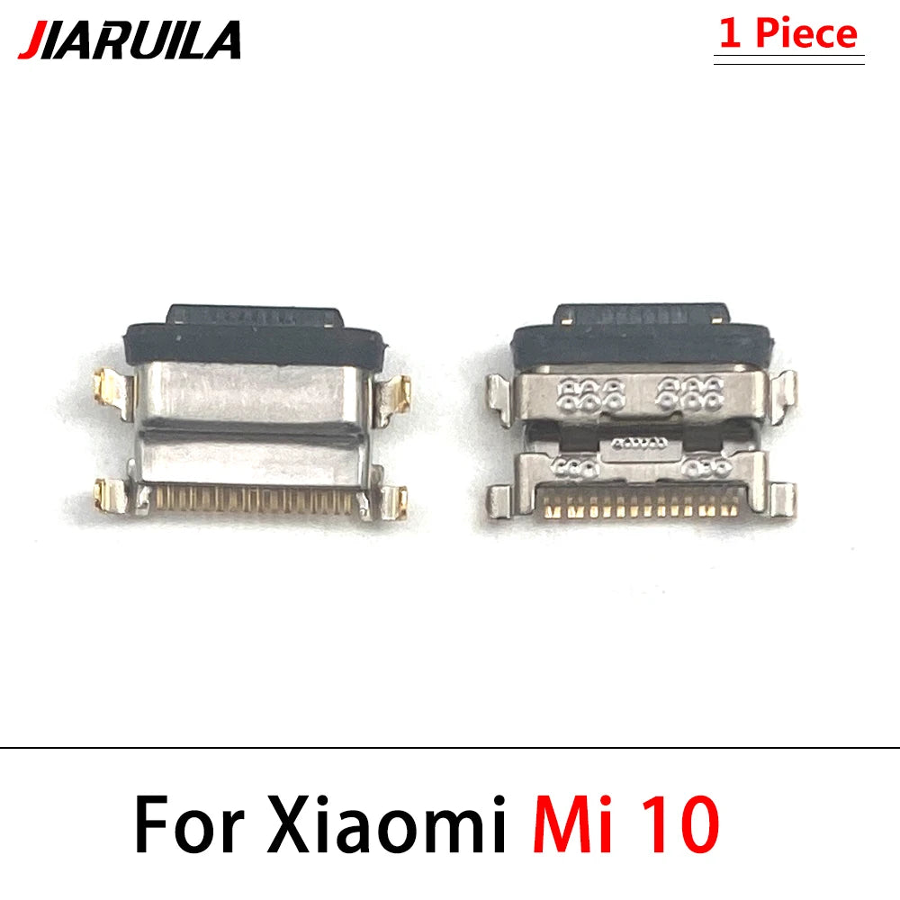 10Pcs, New For Xiaomi Mi 8 9 Se 9T 10 10T 11 11T 12 Lite Pro Mi A1 A2 A3 Micro USB Connector Charger Charging Port Jack Plug Xiaomi  Xiao mi phone repair parts