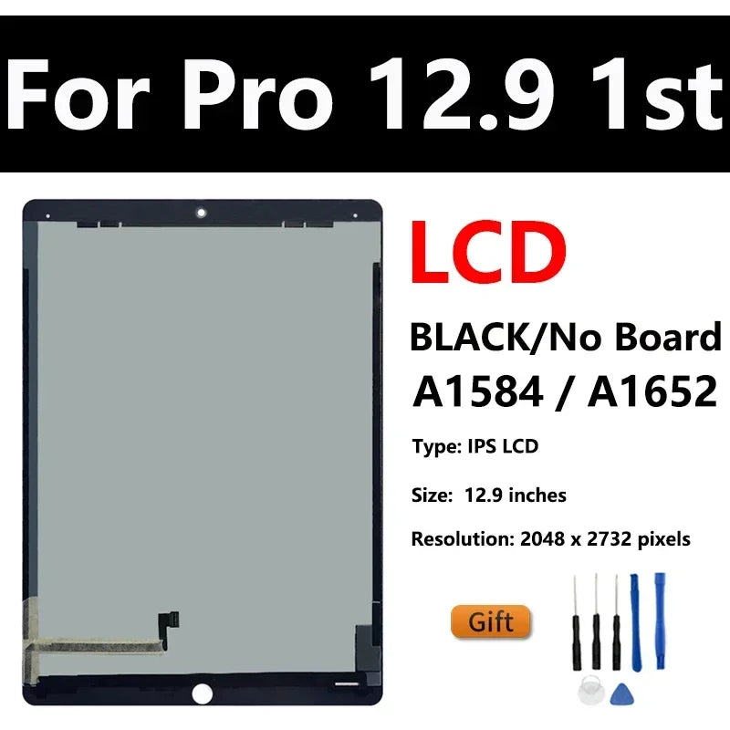 OEM LCD For Apple iPad Pro 12.9 1st A1584 A1652 2nd A1670 A1821 3rd A2014 A1983 Display Touch Screen Assembly Replacement  iPad repair parts
