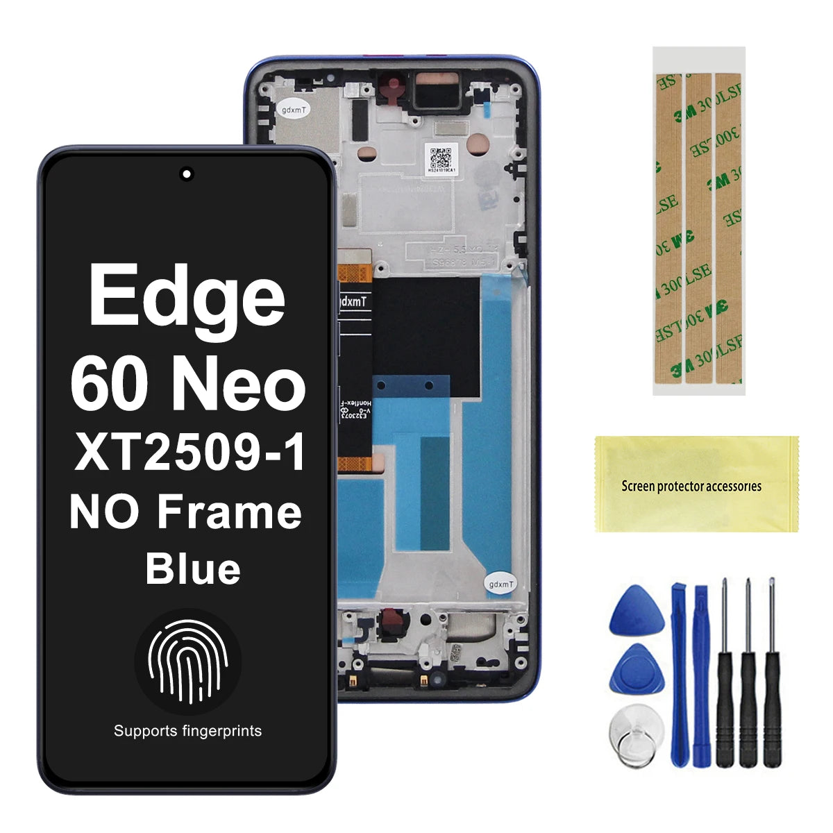 6.36'' AMOLED For Motorola Edge 60 Neo LCD XT2509-1 Display Touch Screen Digitizer Assembly For Moto Edge60 Neo LCD Motorola phone repair parts