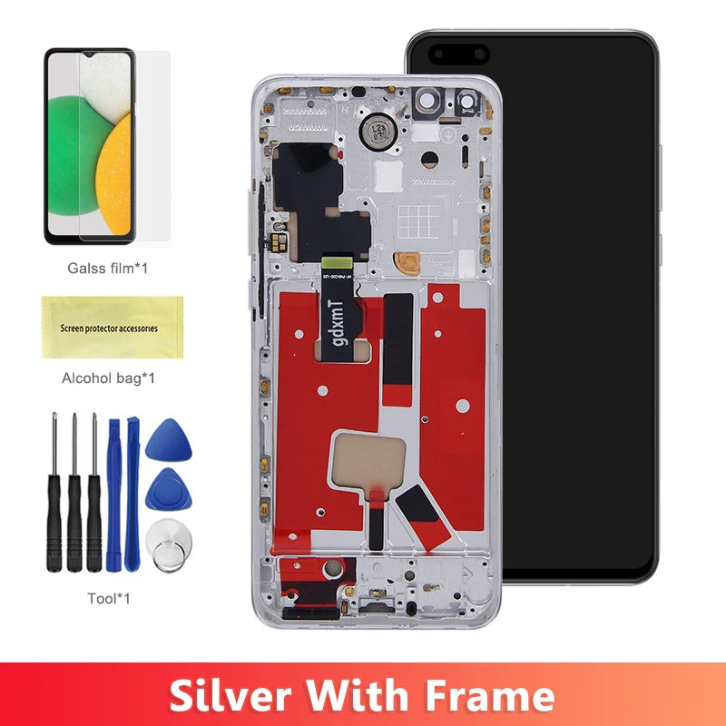 6.58'' TFT For Huawei P40 Pro ELS-N04,ELS-NX9 ELS-N29 LCD Screen Touch Digitizer For huawei P40 Pro LCD Display Assembly Parts HUAWEI phone repair parts