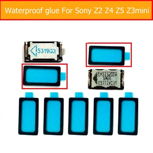 Earpiece Speaker Adhesive Tape for Sony Xperia Z2 Z4 Z5 premium Ear speaker Waterproof glue for SONY Z3 mini z5 compact speaker Sony phone repair parts
