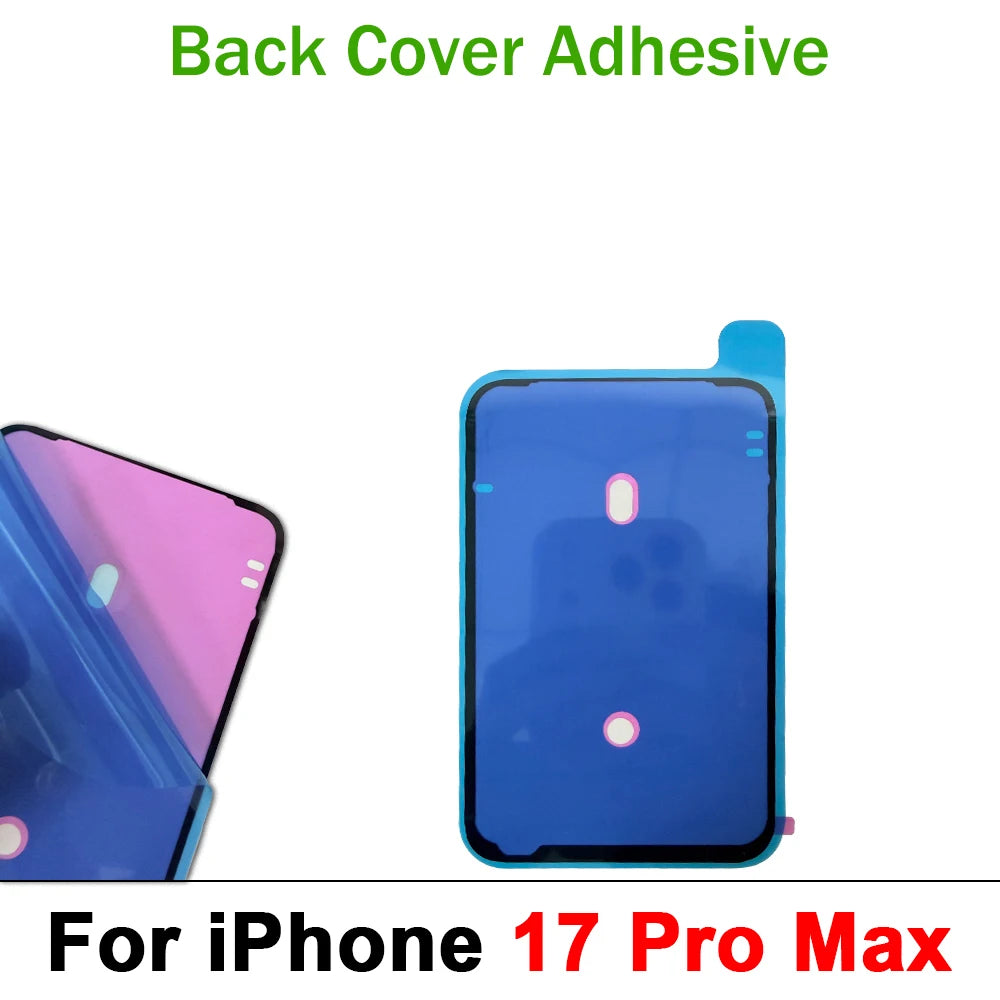 Back Cover Side Waterproof Seal Sticker For iPhone 15 16 17 Pro Max 15 Plus Air Front LCD Adhesive Seal Tape Glue Repair Sticker iPhone phone repair parts
