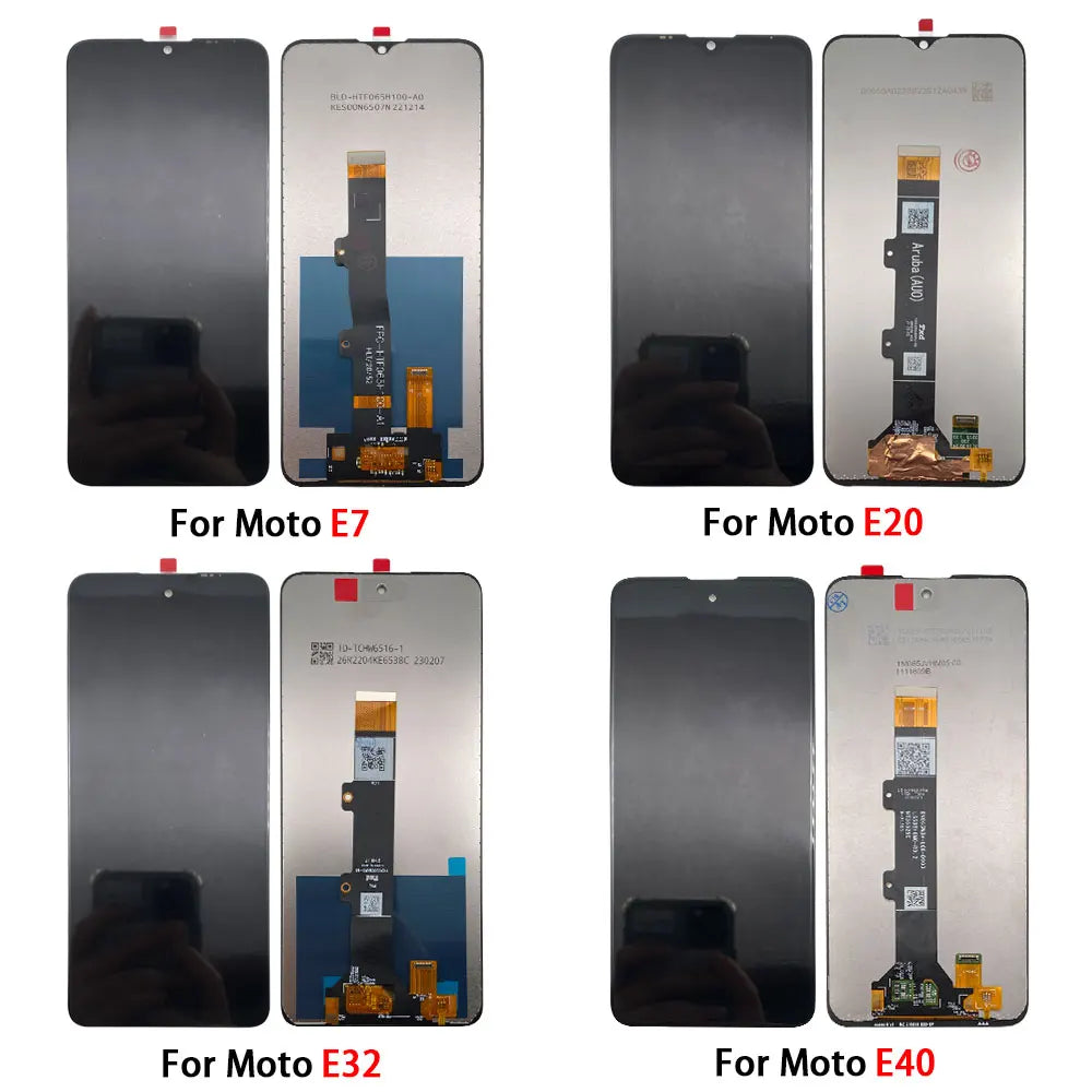 New For Motorola Moto E6 Play Plus E6s E7 Power E20 E32 E40 LCD Display Touch Screen Digitizer Assembly LCD Display Motorola phone repair parts