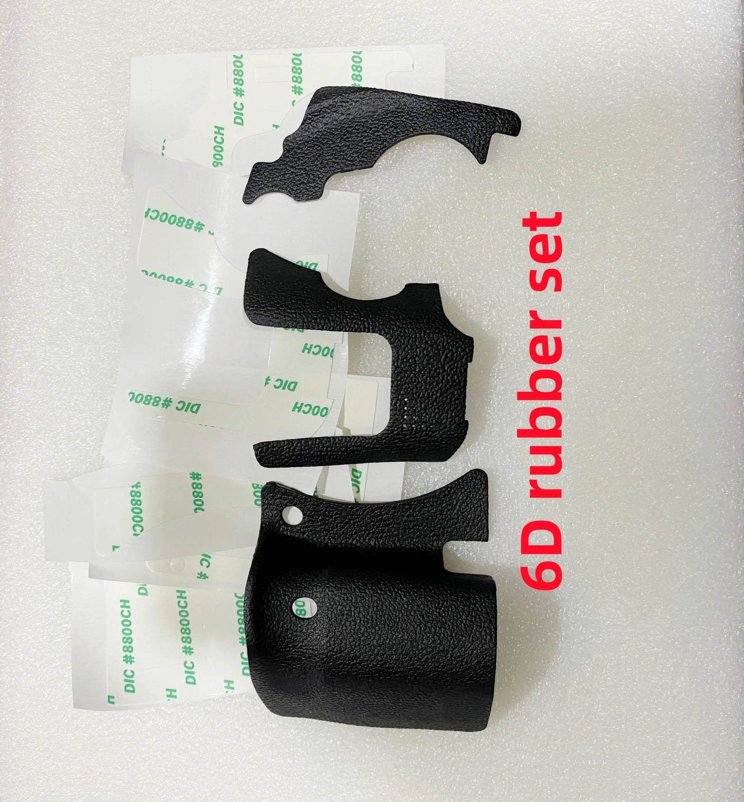 New Rubber Set for Canon 6D 6d Camera Body Rubber Hands Grip/Side Left/Thumb Rubber Repair Parts  Digital Camera repair parts