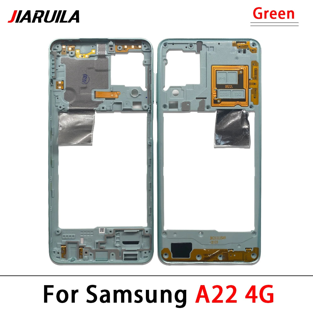 For Samsung A22 A32 4G 5G A225F A226B A325F A326B Middle Frame Holder Housing Replacement Repair Parts Samsung phone repair parts