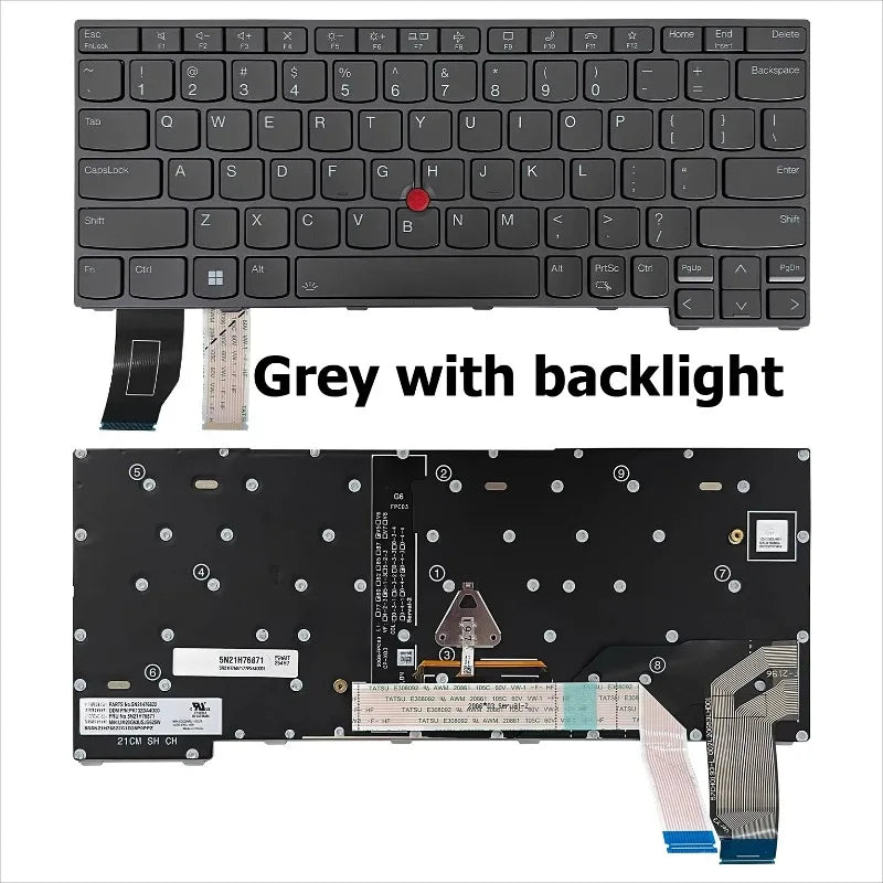 Keyboard for Lenovo Thinkpad X13 Yoga L13 X13 GEN1 Gen2/3 S2 gen7 S2 yoga gen8  laptop keyboard replacement Lenovo laptop repair parts