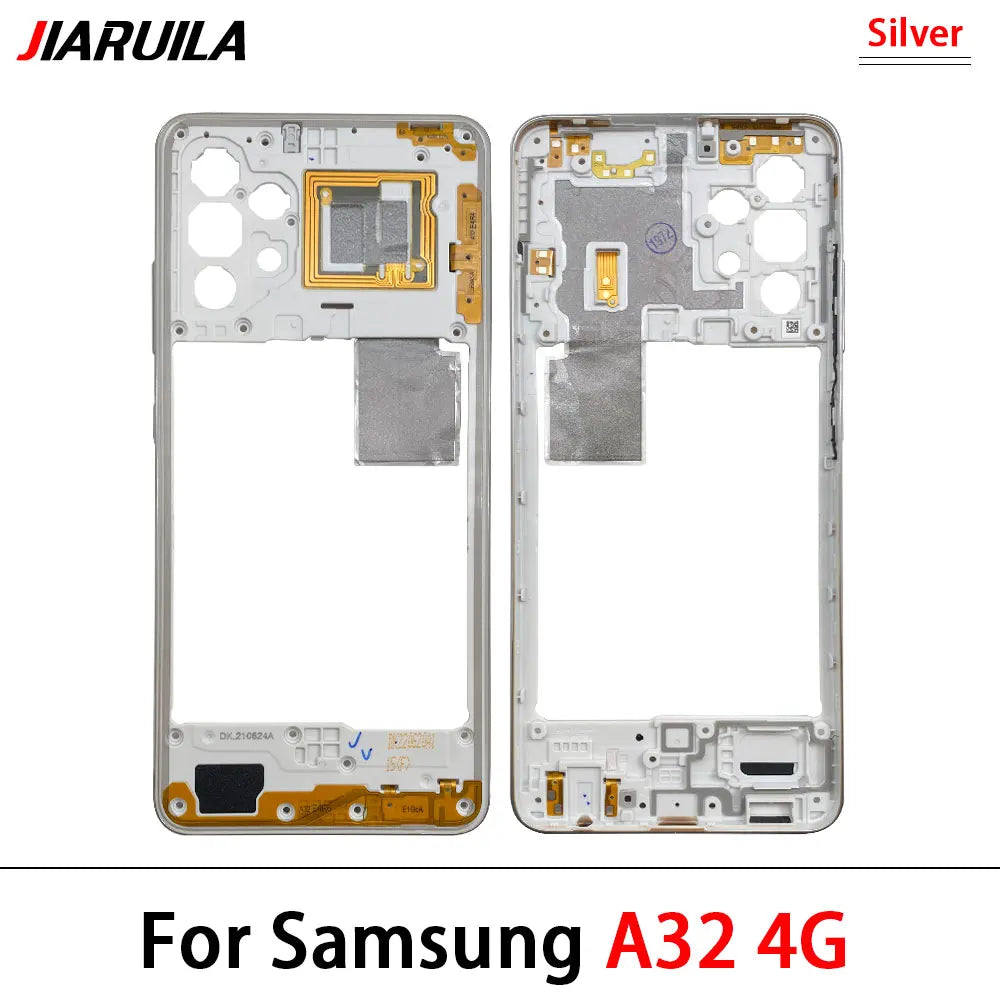 10Pcs, New For Samsung A22 A32 4G 5G A225F A226B A325F A326B Housing Middle Frame Bezel Middle Plate Cover Samsung phone repair parts