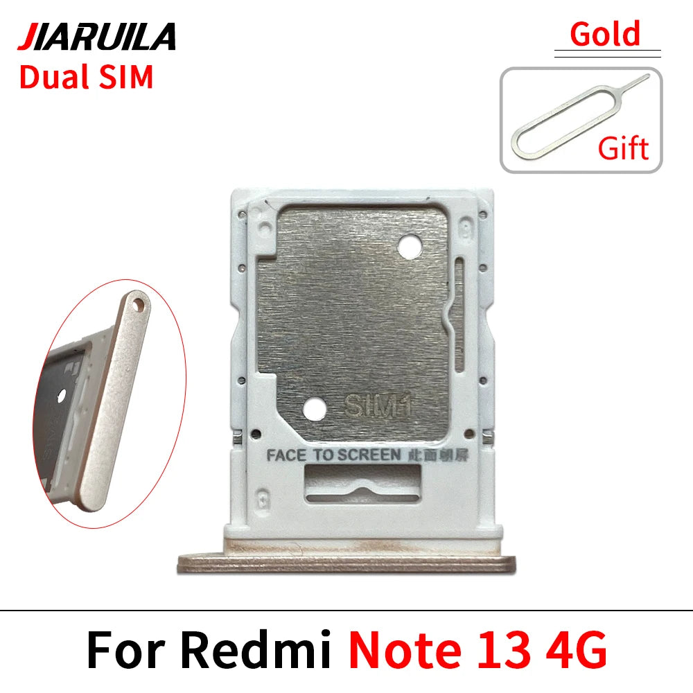 New For Xiaomi Redmi Note 13 Pro Plus 4G 5G SIM Card Tray Slot Holder Adapter Accessories  Xiaomi  Xiao mi phone repair parts