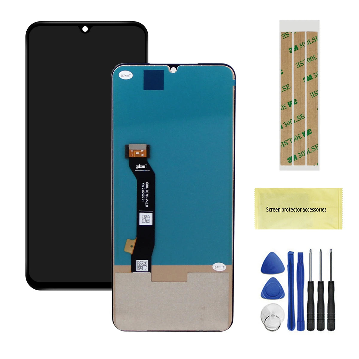Red Magic 7s pro LCD Display Touch Panel Screen Digitizer Assembly for ZTE Nubia Red Magic 7s pro / 7 pro NX709S NX709J LCD ZTE phone repair parts