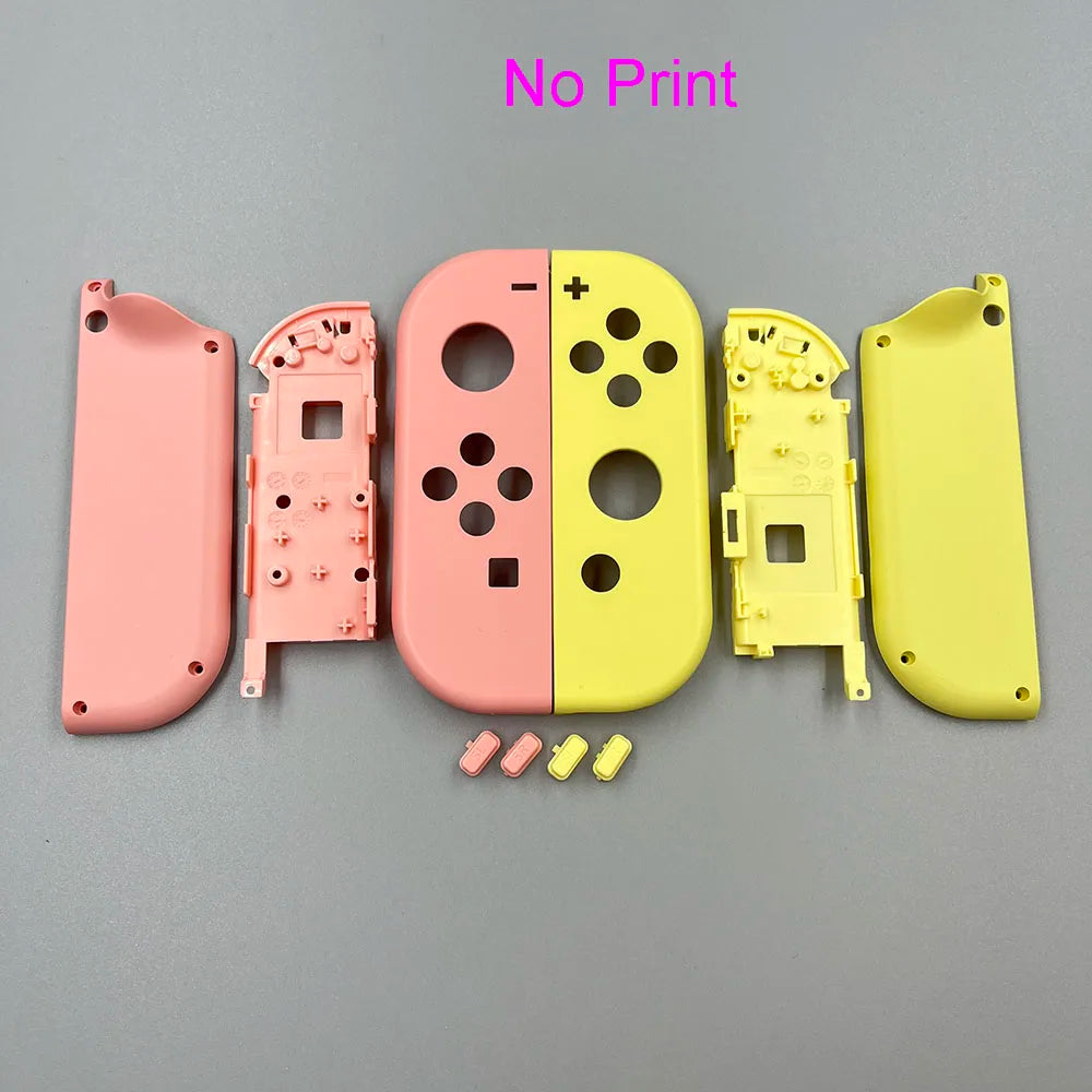 For Switch Oled Replacement Clear Transparent Shell Cover  SL SR Buttons for Nintendo Switch NS Joy Con  Controller Housing Case Game console repair parts