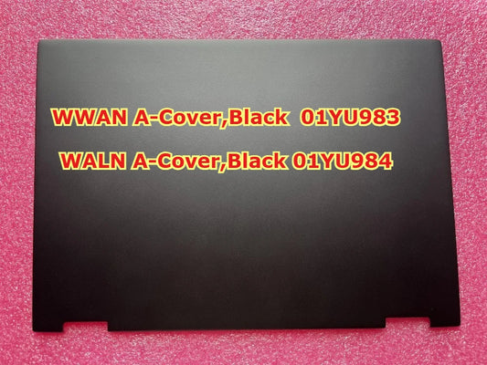 LCD Rear Top Lid Back Cover Case housing For Thinkpad X390 Y-oga X13 Y-oga WWAN  WALN A case cover 01YU983 01YU984 black