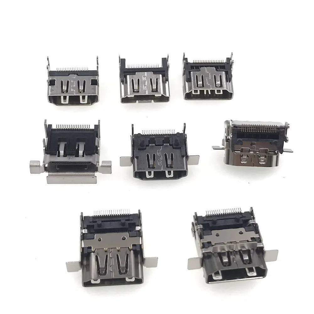 1-10pcs For PS3 Slim 3K 4K for PS4 Pro PS5 HDMI-compatible Port Socket For Xbox One Series X S XBOX 360 HDMI Interface Game console repair parts