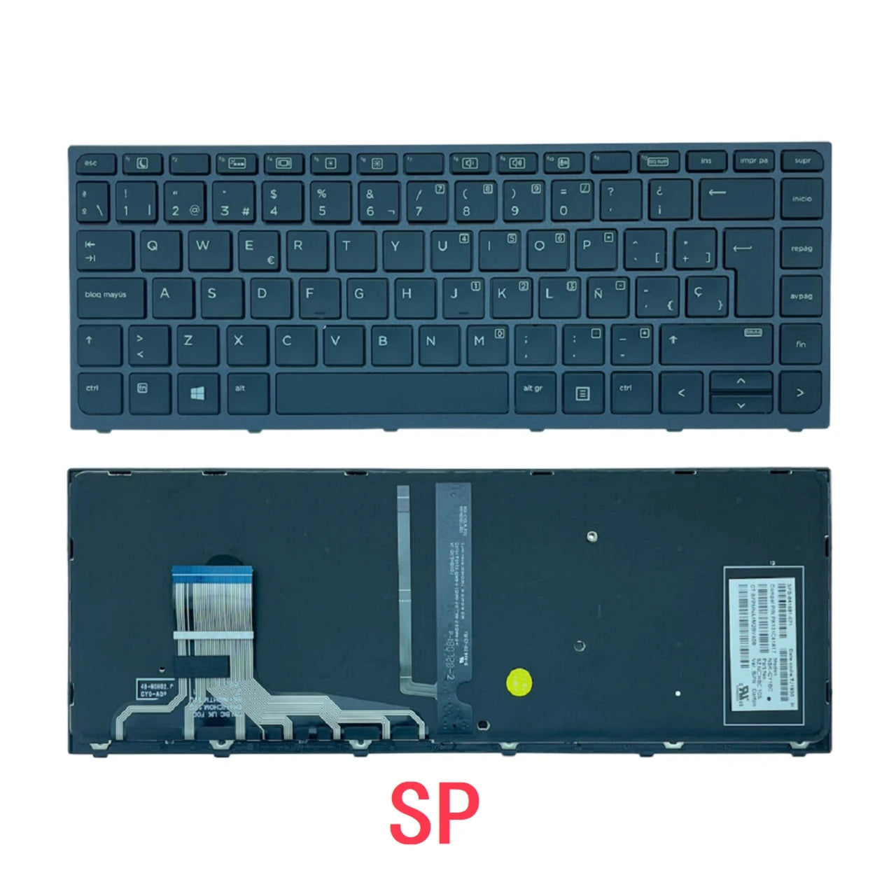 New US Russian Spanish Arab Brazil Language  Backlit Keyboard For HP ZBook Studio 15.6" G3 G4 Mobile Workstation (Not  HP laptop repair parts