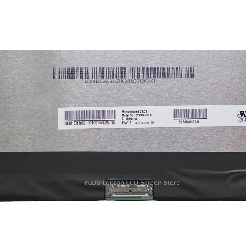 13.3 Inch Laptop LCD Screen M133NW4J R0 B133UAN01.0 Display Matrix Panel Replacement 1920x1200 100% sRGB eDP 30 Pins Non-Touch Laptop screen replacement