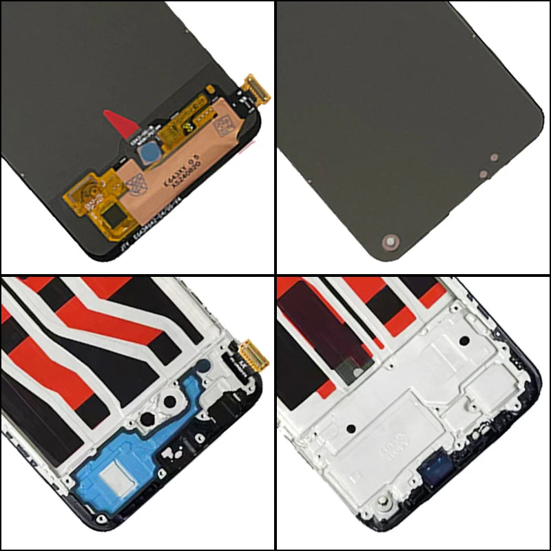 Super AMOLED For Oppo A74 LCD Display For OPPO A74 4G CHP2219 LCD Touch Screen Digitizer Assemby With Frame  Oppo phone repair parts