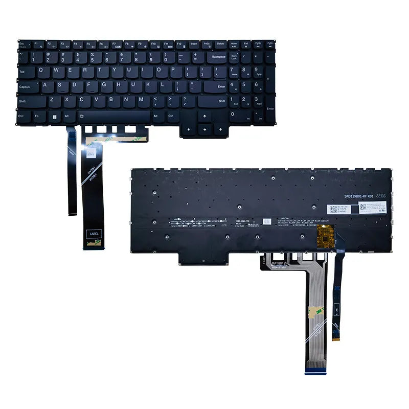 Upper case keyboard for Lenovo Legion Y9000P R9000P IRX8 IRX8H ARX8H 2023  topcase palmrest C shell cover touchpad assembly Lenovo laptop repair parts