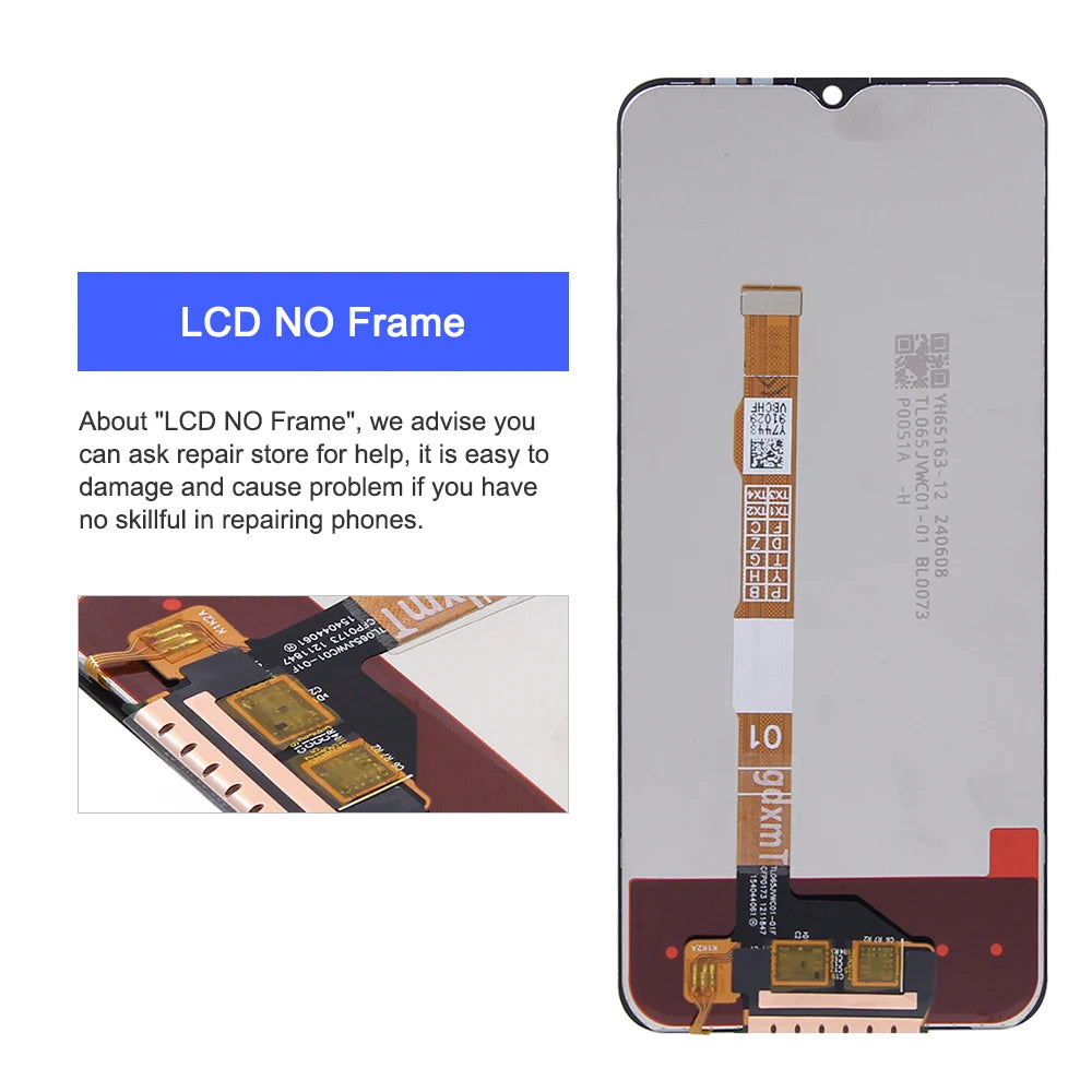 6.56'' Y17s Display Screen Repair For Vivo Y17S LCD V2310 Display Touch Digitizer Assembly Replacement Parts 100% Tested Vivo phone repair parts