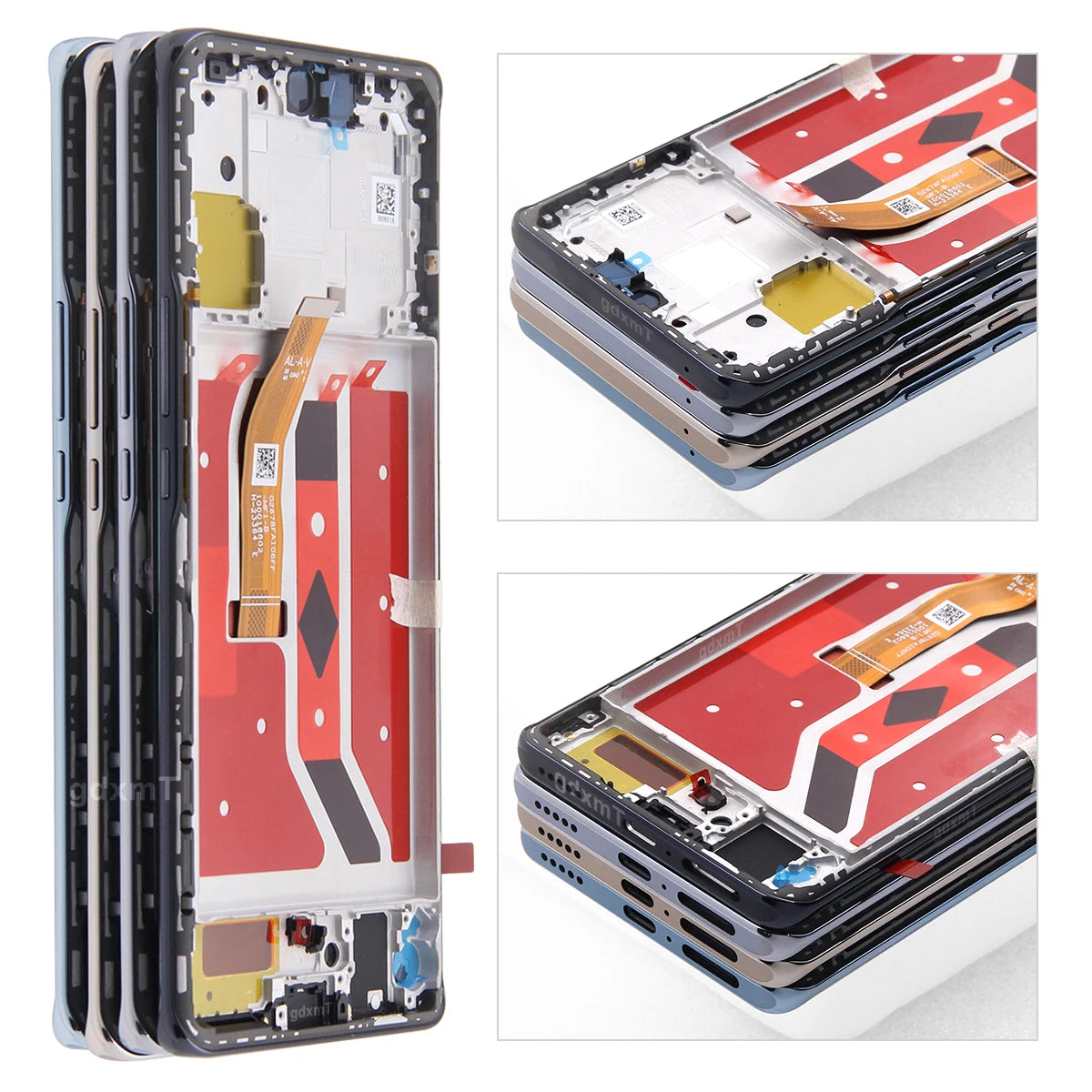 AMOLED For HONOR X9b LCD Display Touch Screen Digitizer Panel Full Assembly Replacement ALI-NX1 for X9b With Frame screen Honor phone repair parts