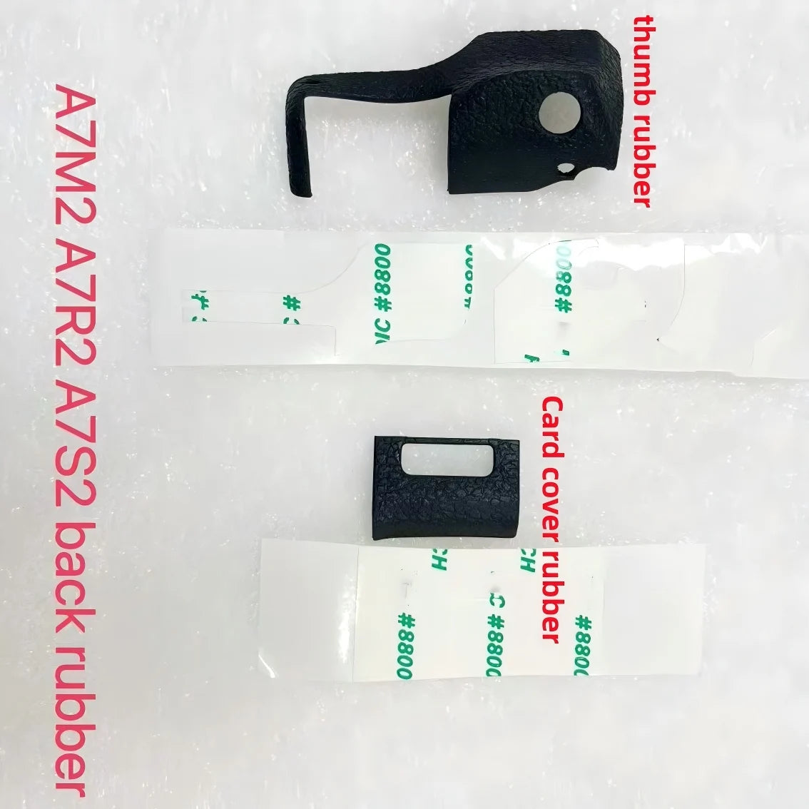 New A7M2 Back Rubber for Sony A7M2 A7R2 A7S2 A7II A7RII A7SII Thumb Rubber Card Cover Rubber Repair Parts Digital Camera repair parts