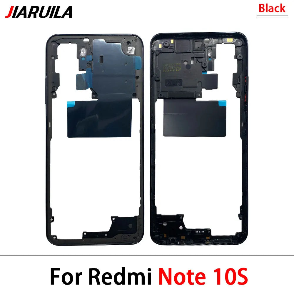 For Xiaomi Redmi Note 10 / Note 10s / Note 10 Pro Middle Frame Holder Housing Replacement Repair Parts Xiaomi  Xiao mi phone repair parts
