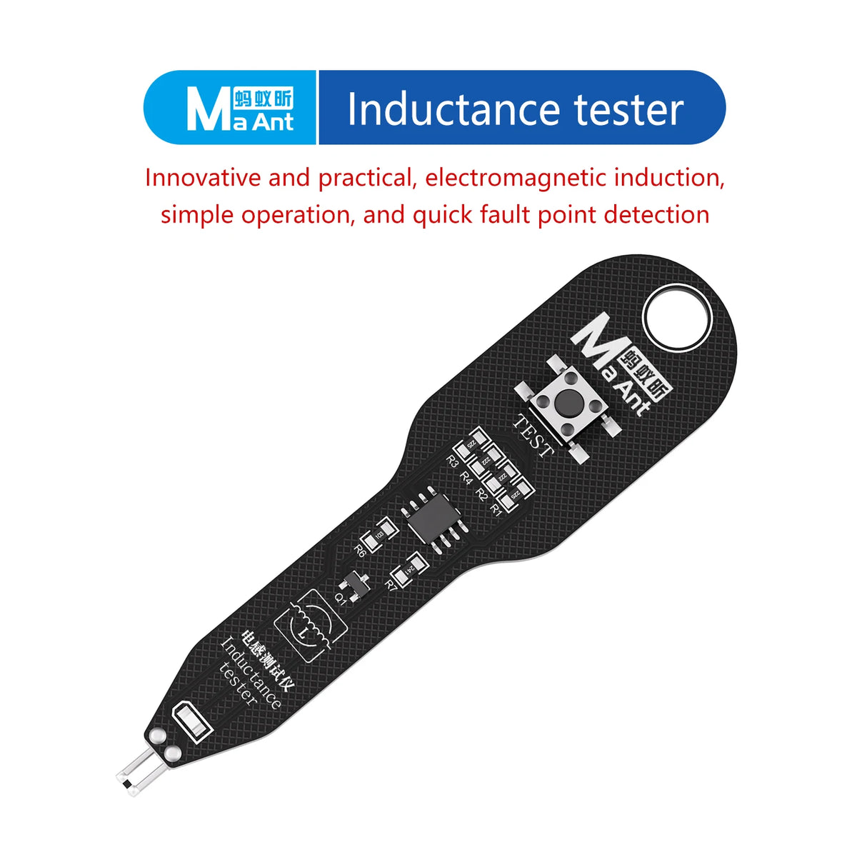 JTX Coil Tester CT-1 Motherboard for PC Repair Electromagnetic Induction Quick Fault Check Coil Tester Inductor Detector Tools Professional Repair Tools