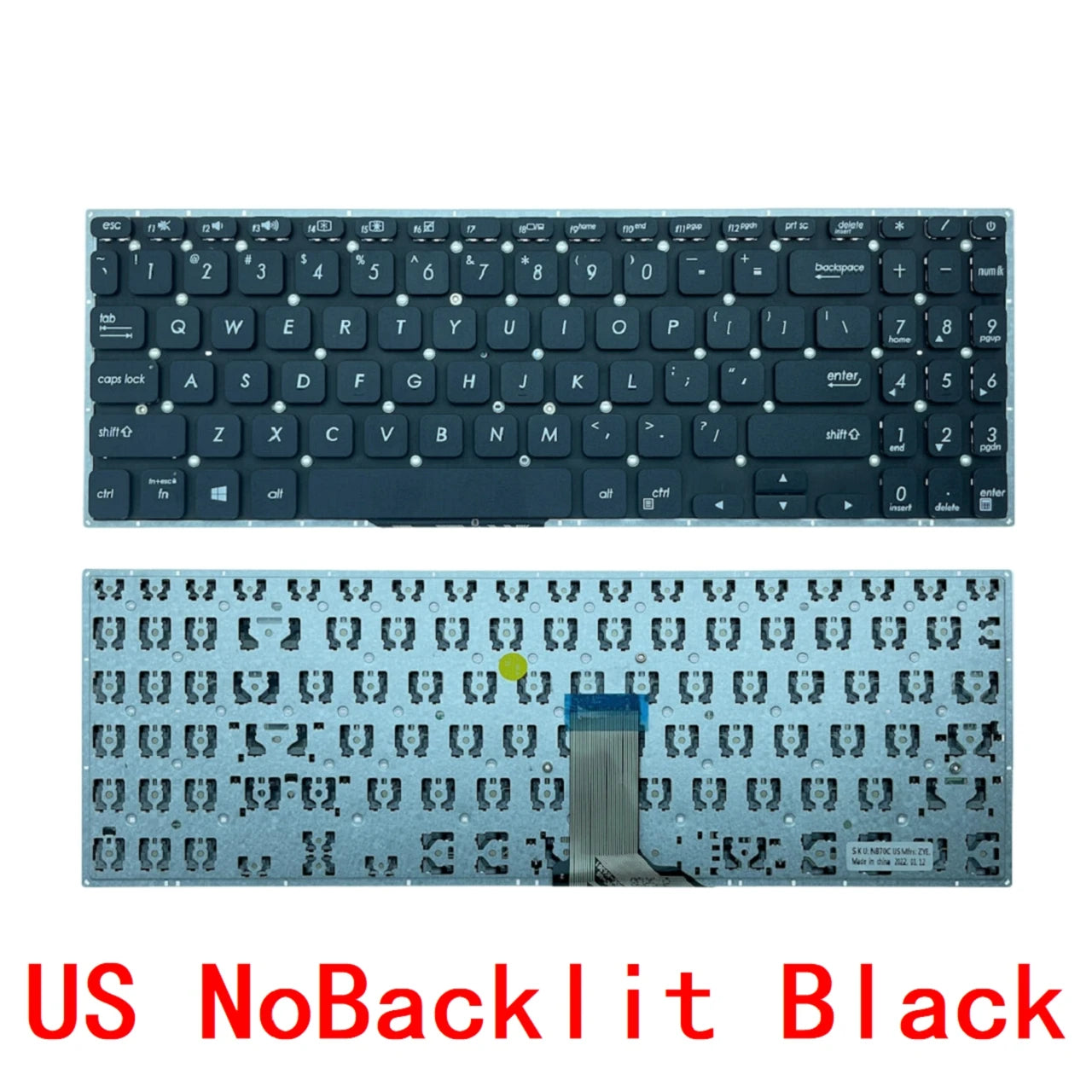 New US Russian Spanish Laptop Backlit Keyboard For ASUS vivobook S530 S15 S530U S530F S530UF S530FA S530FN X530M X530 S5300 ASUS laptop repair parts