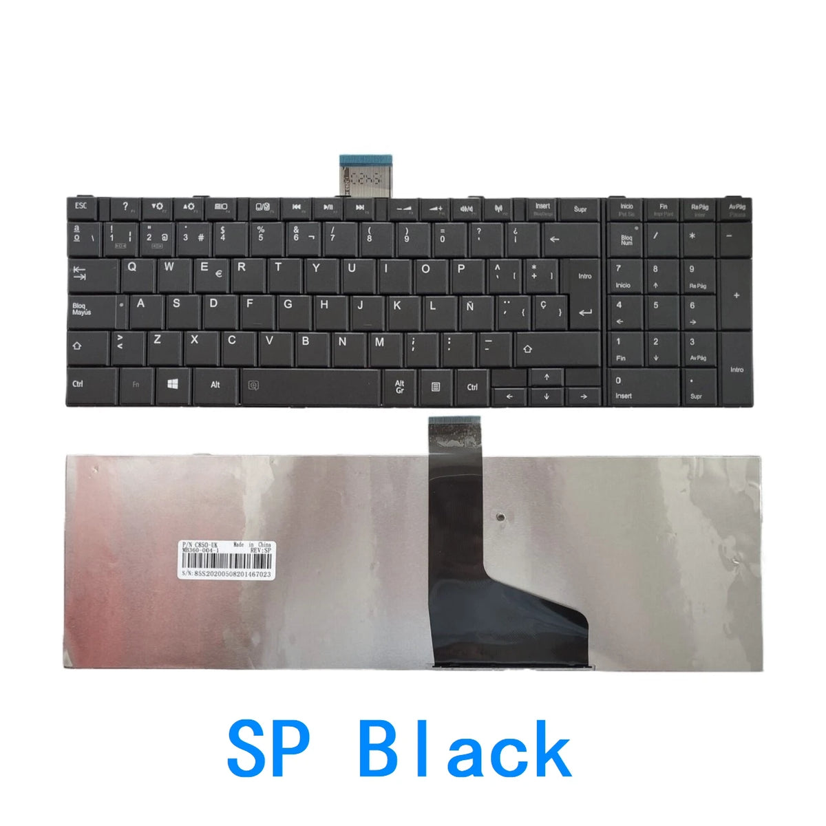 US RU SP AR BR Keyboard For Toshiba C850 C855D C850D C855 C870 C870D C875 P850 L850 L875 L875D L950 L950D L955 L955D