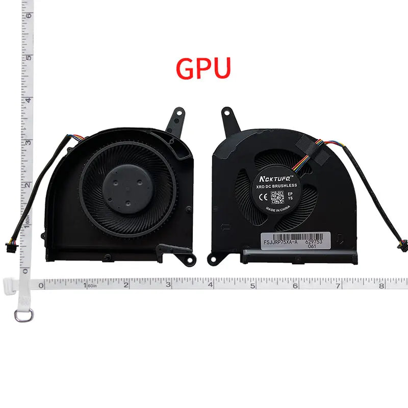 New CPU Cooling Fan For Gigabyte Aorus 15G 15P 17P 17G XC RX7G RP77 RX5G RP75 RP75W XA XD OLED SA AERO 17 AERO 15 OLED Gigabyte laptop repair parts
