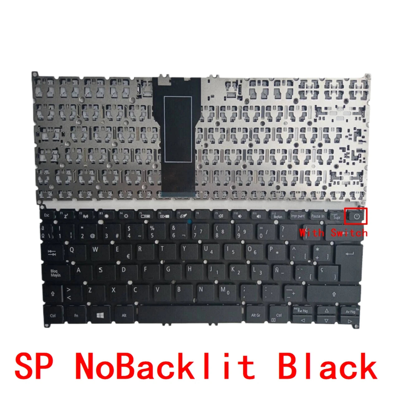 New US Russian Spanish Laptop Backlit Keyboard For Acer Swift 3 SF114 SF314-54 SF314-54G SF314-41 SF314-41G SF114-32 Replacement  ACER laptop repair parts