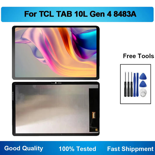 10.1" For TCL TAB 10L Gen 4 8483A 8483 LCD Display Touch Screen Digitizer Assembly Tablet repair parts