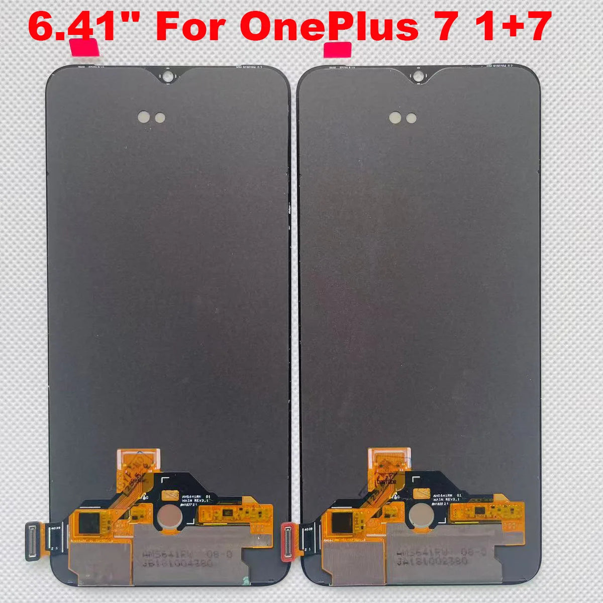 Original AMOLED6.41"For OnePlus 7 1+7 LCD Display Touch Screen Digitizer Assembly For One Plus 7 GM1900/GM1901/GM1903/GM1905 lcd  OnePlus phone repair parts