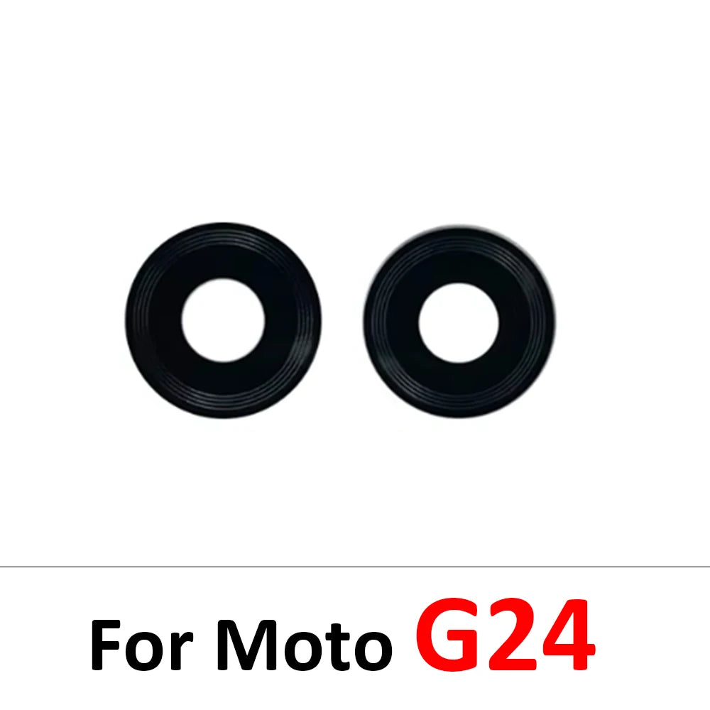 Rear Back Camera Glass Lens With Adhesive For Motorola Moto G22 G32 G42 G52 G62 G13 G23 G53 G73 G14 G24 G34 G54 G84 G04 G82 5G Motorola phone repair parts