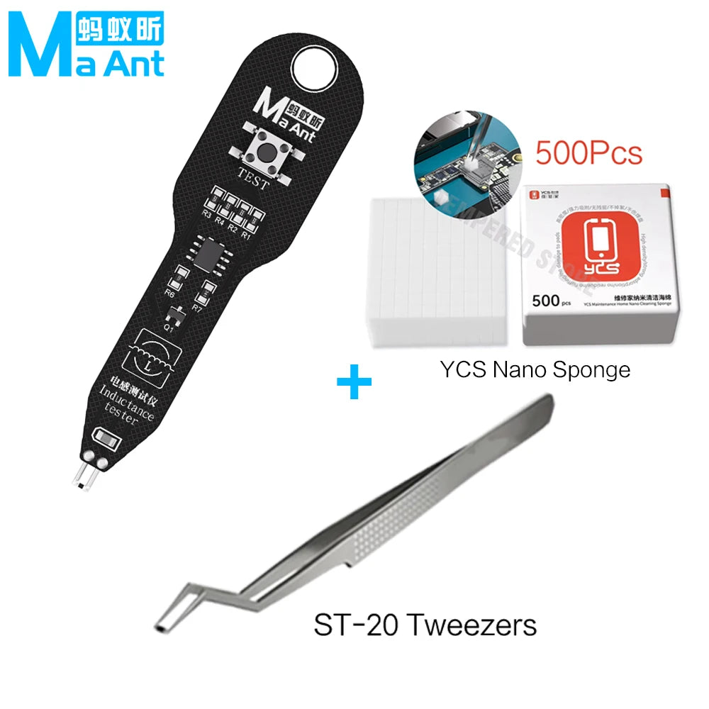JTX Coil Tester CT-1 Motherboard for PC Repair Electromagnetic Induction Quick Fault Check Coil Tester Inductor Detector Tools Professional Repair Tools