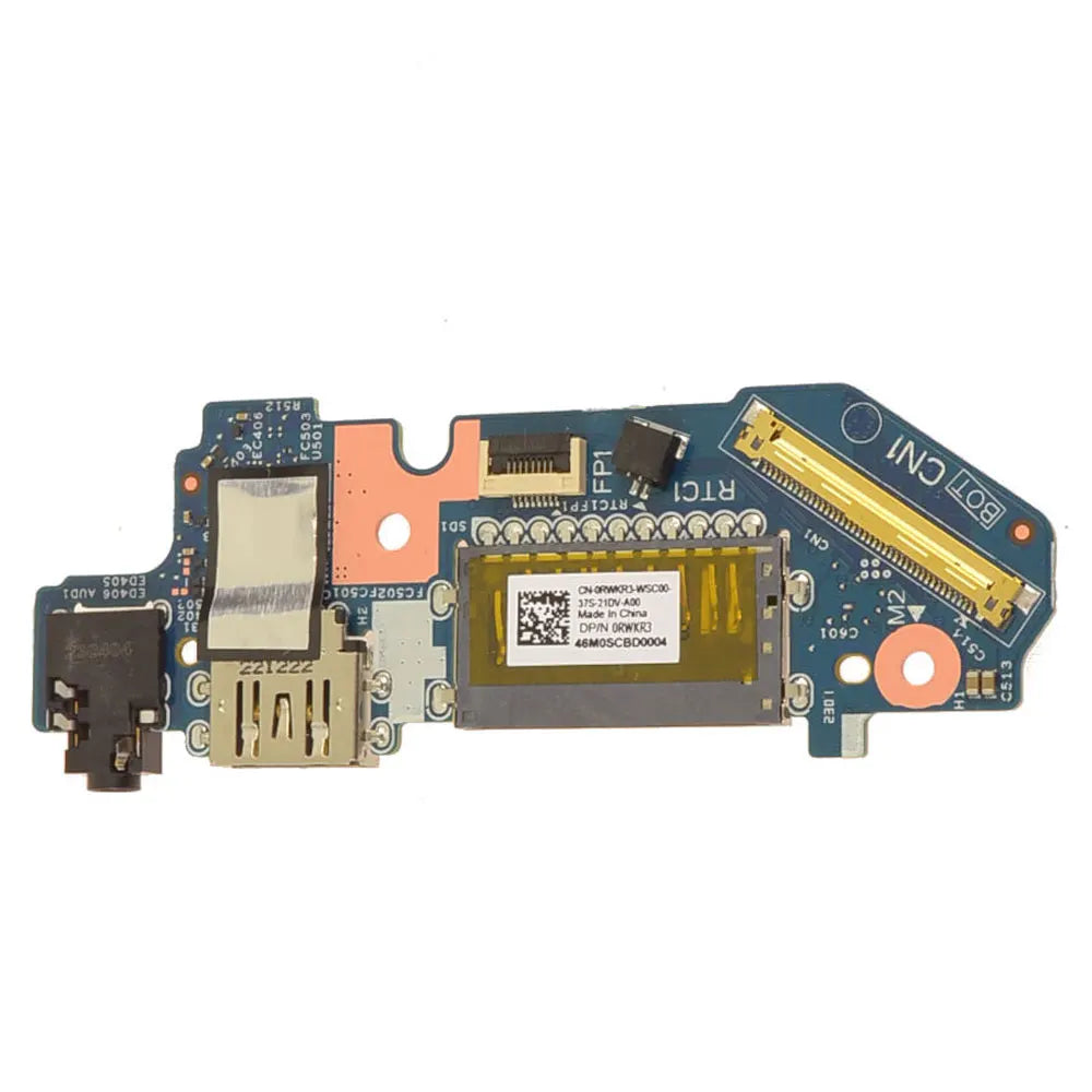 OEM Replacement For Dell Inspiron 14 5430 5435 Laptop Fingerprint Reader Card reader Audio USB Jack Switch Power Button Board Dell laptop repair parts