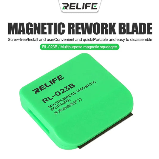 RELIFE RL-023B Multipurpose Magnetic Shovel for Mobile Phone Repair Cutting Polarizer Remove Screen OCA Dry Glue Remove Screen Professional Repair Tools