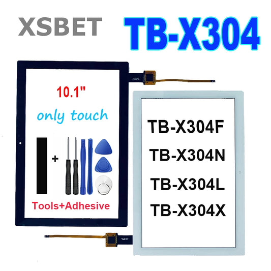 10.1" Touch Screen For Lenovo Tab 4 TB-X304 X304F X304N X304L X304X Display LCD Outer Digitizer Front Glass Panel Replacemen Lenovo tablet repair parts