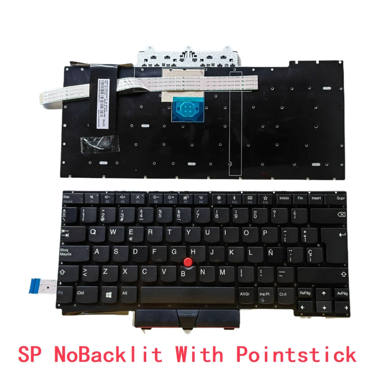 New US Spanish Arab Portuguese Laptop Backlit Keyboard For Lenovo Thinkpad E14 GEN1 Notebook PC Replacement Lenovo laptop repair parts