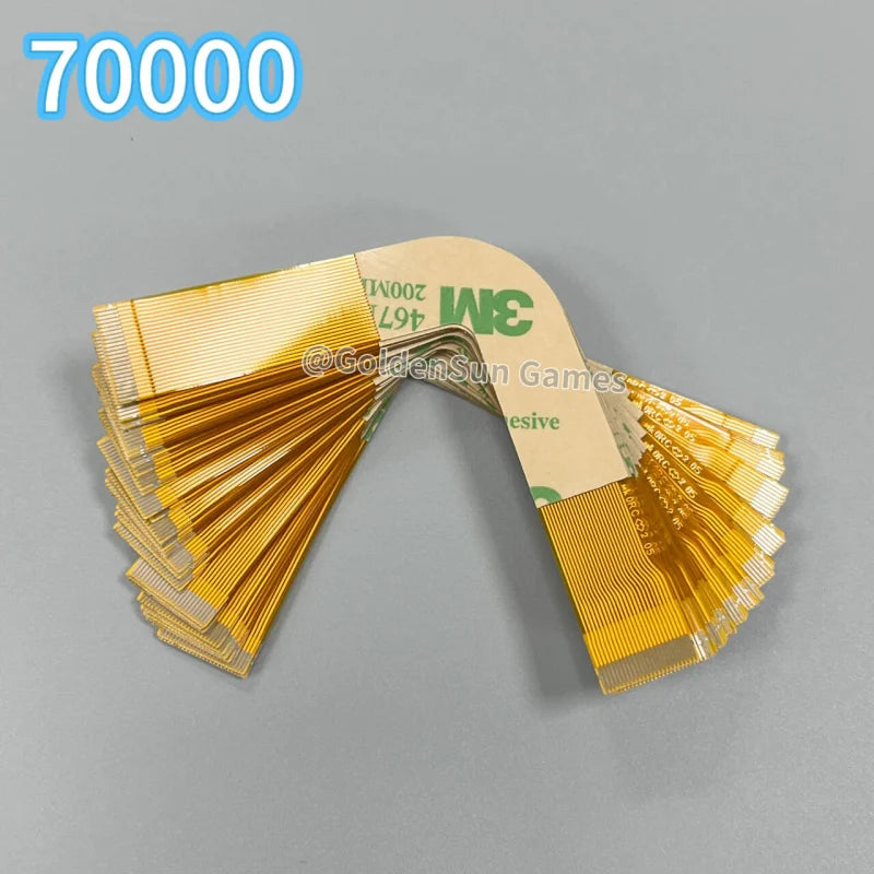 100pcs/lot Laser Lens Connection Cable for PS2 SCPH 30000 50000 7000x 90000 Flexible Flat Ribbon Cable for Ps2 Slim Accessory Game console repair parts