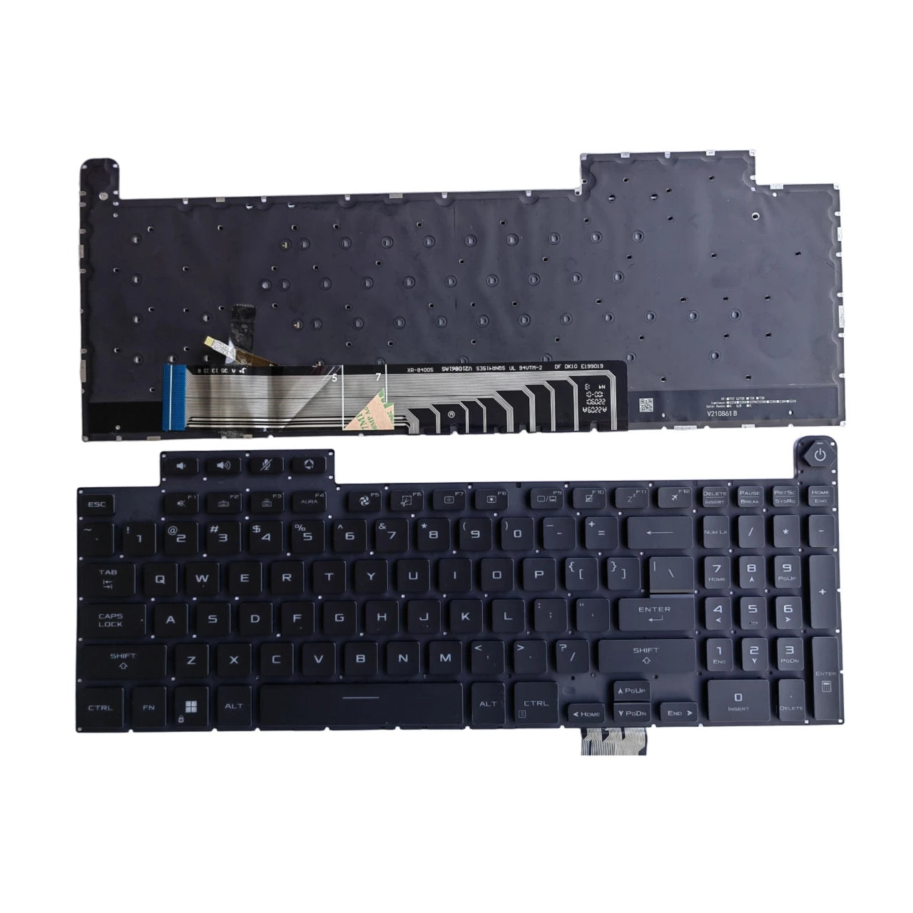 New US Language  Backlit Keyboard For ASUS A16 TUF FX617 FA617 FX607 Notebook PC Replacement Keyboard ASUS laptop repair parts
