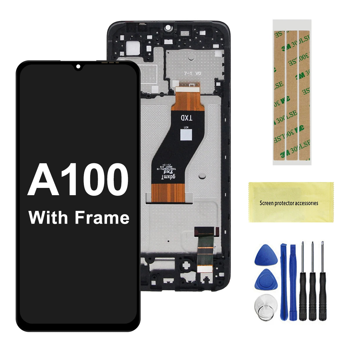 6.75" For Itel A100 LCD Display Touch Screen Digitizer Assembly For Itel A100 A673L Screen Replacement Repair Parts Itel phone repair parts