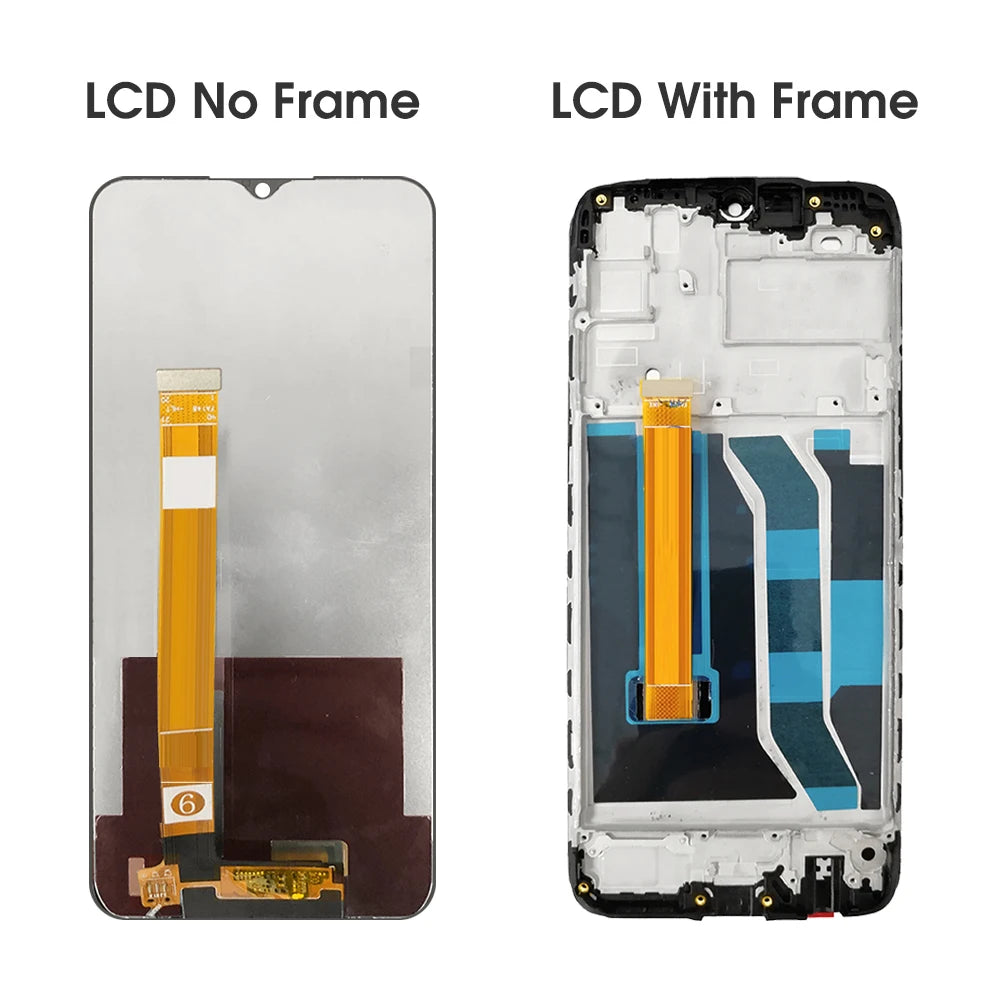 6.5"inch For Oppo Realme 5 5s 5i LCD RMX2030, X2032，X1925，X1911, X1919, X1927 Display Touch Screen Digitizer Assembly Part Oppo phone repair parts Realme phone repair parts